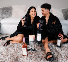 Black Plush Papi Robe - Papi Wines
