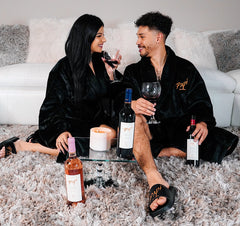 Black Plush Papi Robe - Papi Wines