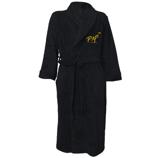 Black Plush Papi Robe - Papi Wines