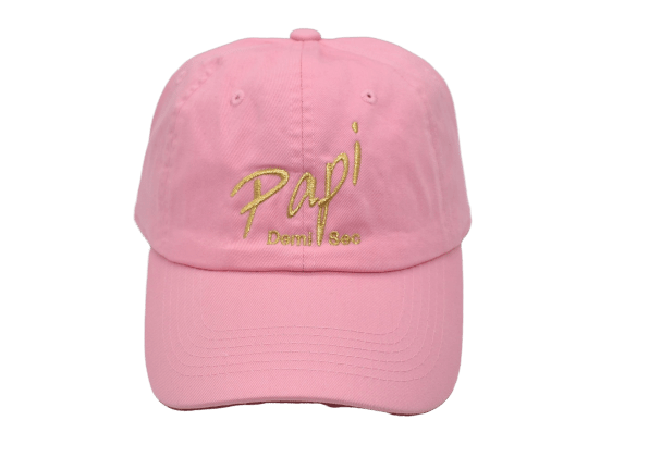 Papi Specialty Adjustable Baseball Hat in Light Pink